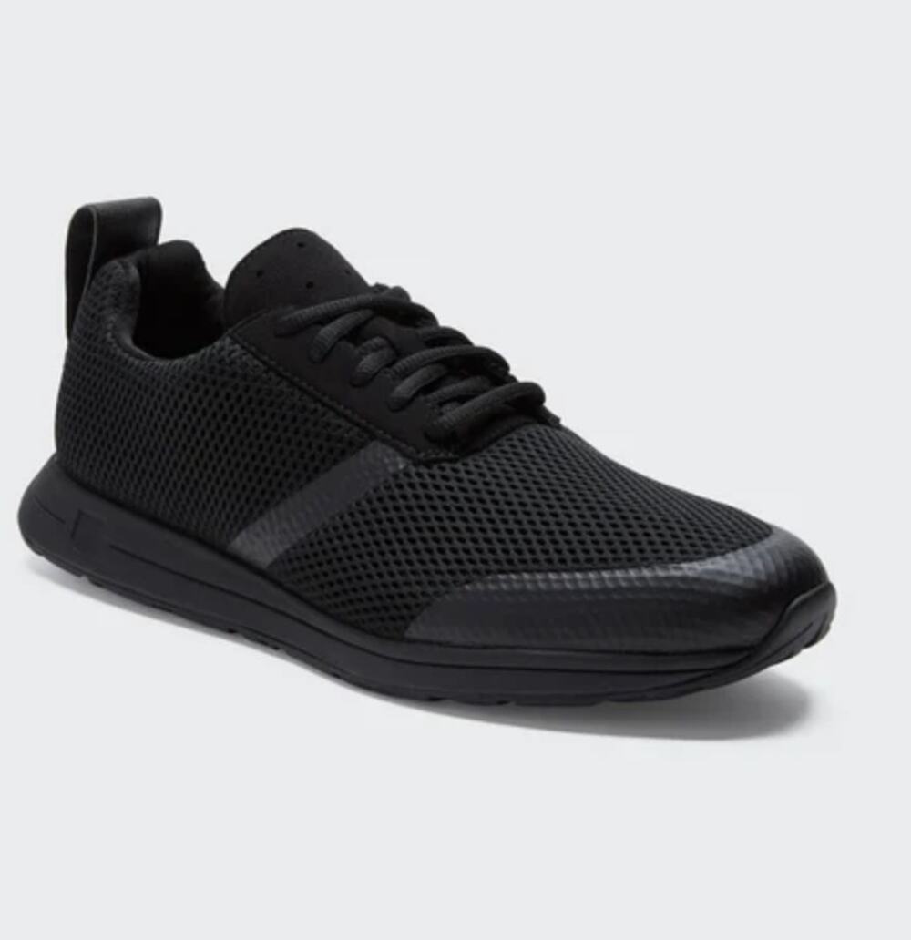 YORK Athletics Mens The Henry Runner Athletic Shoes Size 11 Triple Black NIB